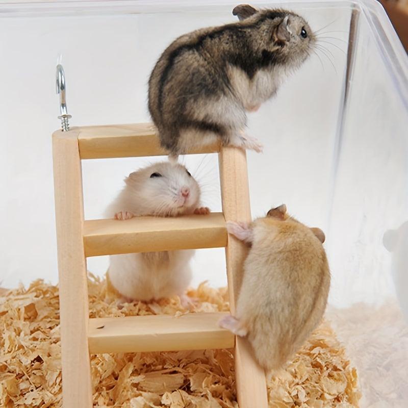 Wooden Ladder for Hamster Rat Chinchilla Gerbil Dwarf