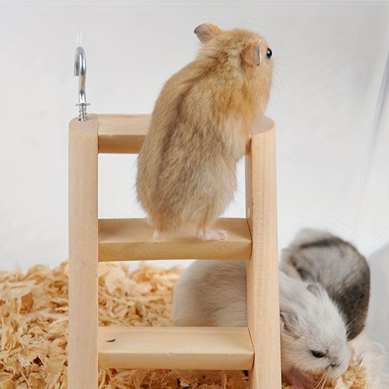 Wooden Ladder for Hamster Rat Chinchilla Gerbil Dwarf