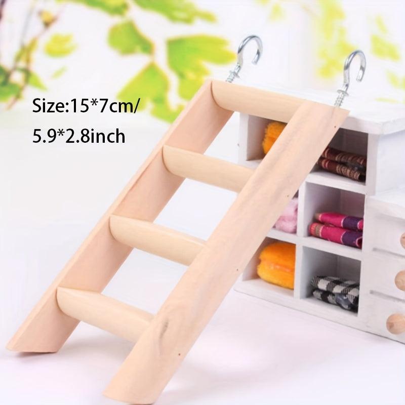 Wooden Ladder for Hamster Rat Chinchilla Gerbil Dwarf