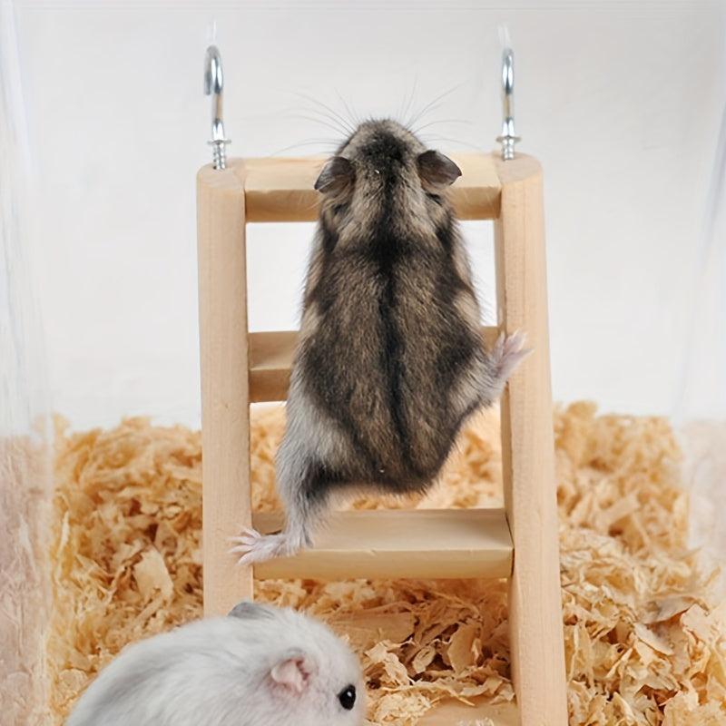 Wooden Ladder for Hamster Rat Chinchilla Gerbil Dwarf