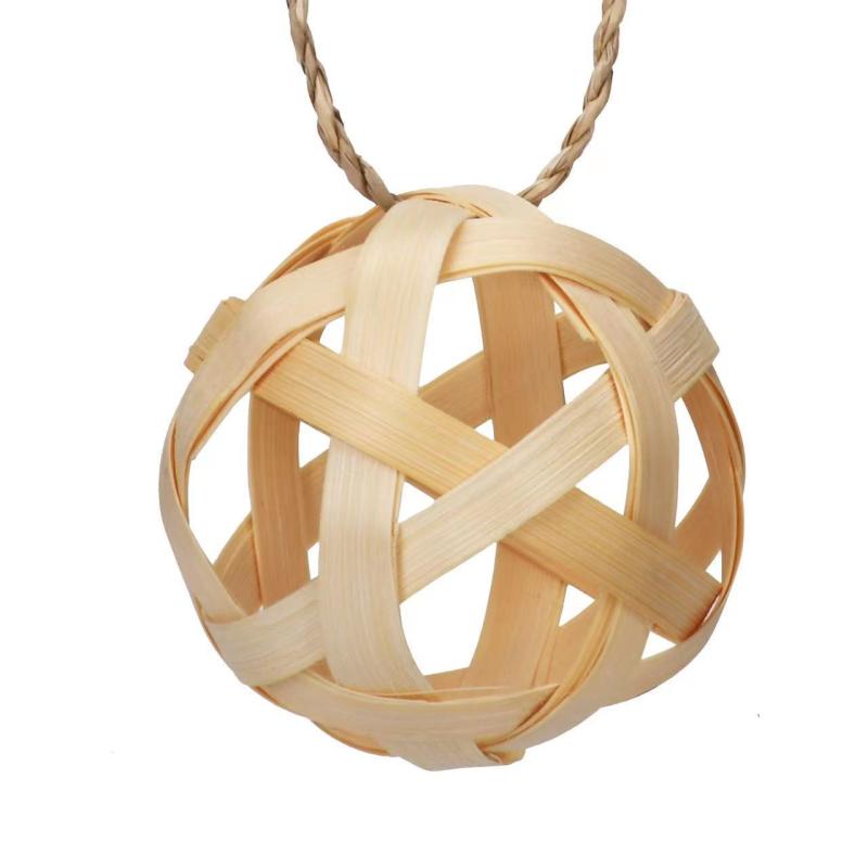 Bamboo Decoration Ball Chew Toy for Small Pets