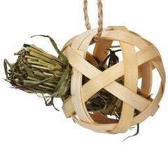 Bamboo Decoration Ball Chew Toy for Small Pets
