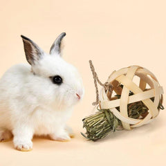 Bamboo Decoration Ball Chew Toy for Small Pets