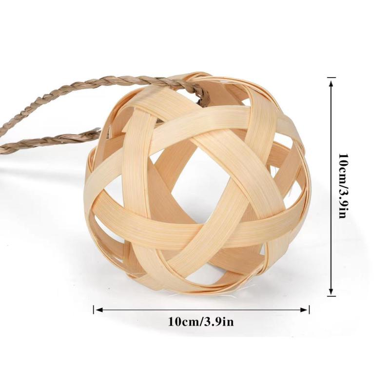 Bamboo Decoration Ball Chew Toy for Small Pets