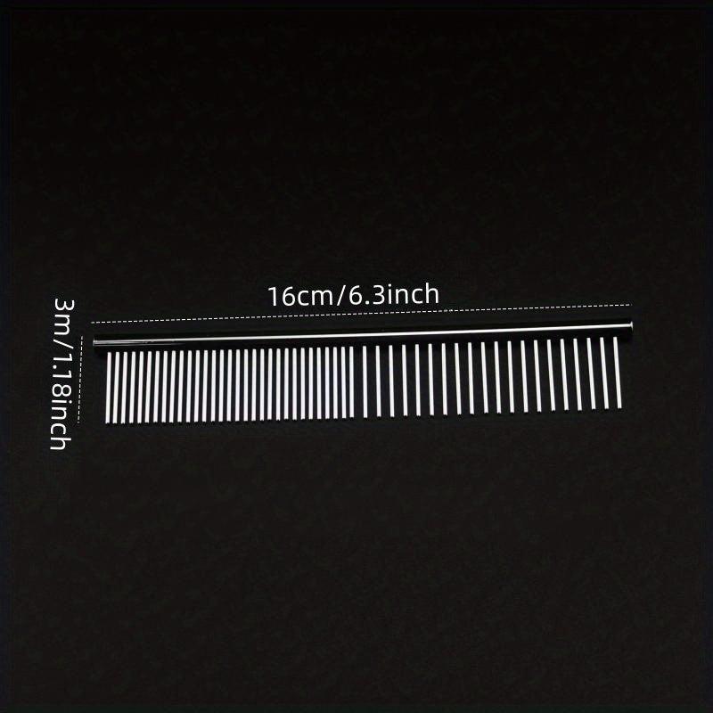 Pet Double Sided Comb Stainless Steel Teeth Cat Comb