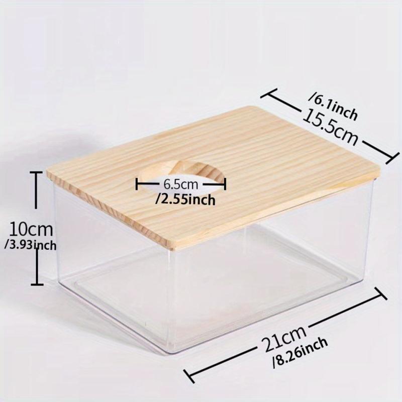 Acrylic Hamster Bathroom Toilet for Small Animals