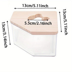 Acrylic Hamster Bathroom Toilet for Small Animals