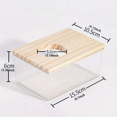 Acrylic Hamster Bathroom Toilet for Small Animals