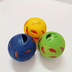 Small Pet Food Leaking Ball Slow Feeder Puppy Rabbit Toy Hamster Feeder