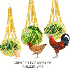 Farm Animal Food Feeding Skewer with Fruit Holder and Veggies Bag