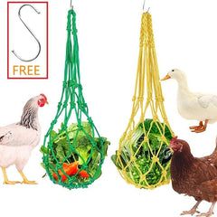 Farm Animal Food Feeding Skewer with Fruit Holder and Veggies Bag