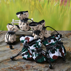 Adjustable Breathable Anti Slip Camo Dog Shoes