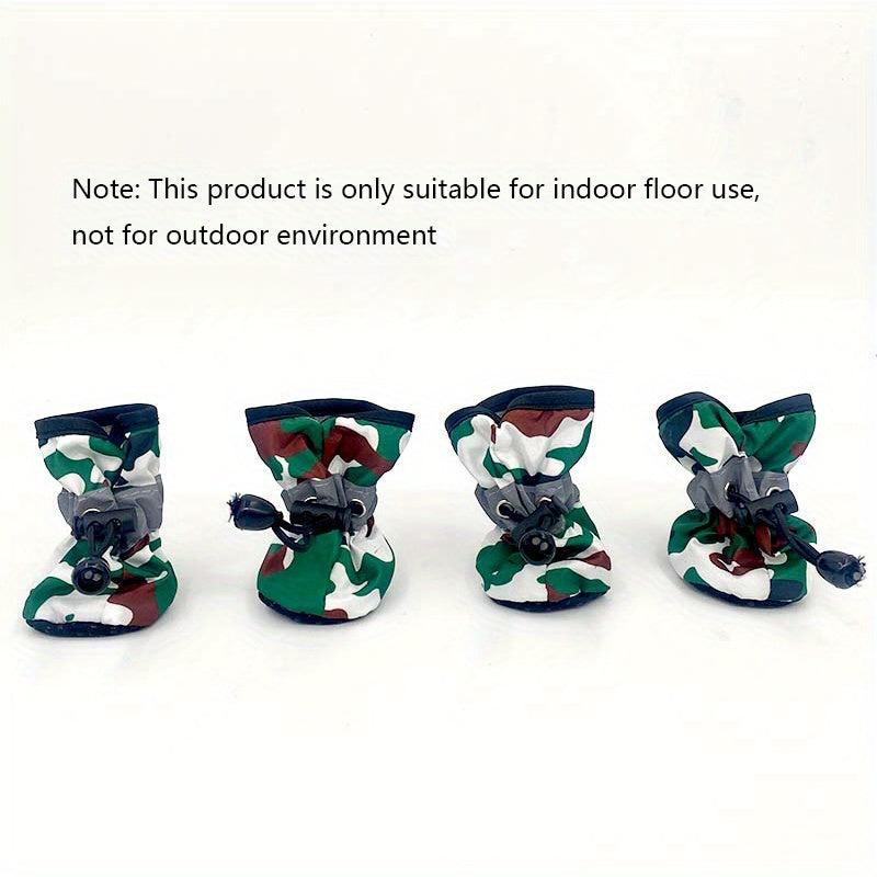 Adjustable Breathable Anti Slip Camo Dog Shoes