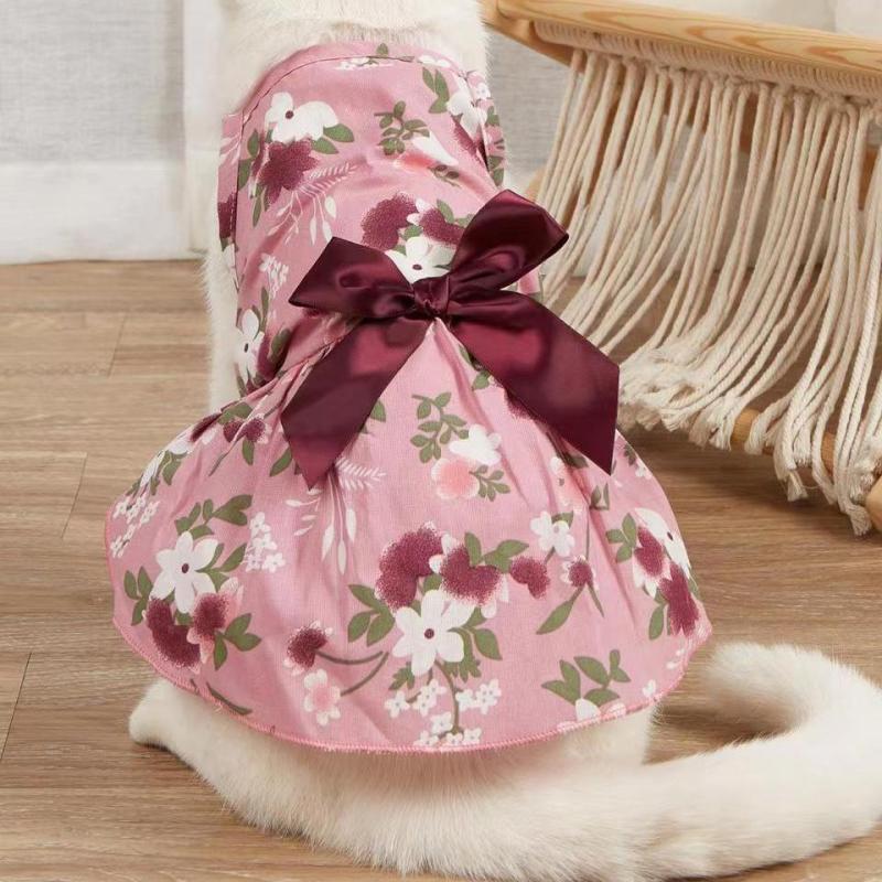 Cute Summer Pet Dress for Small Dogs and Cats