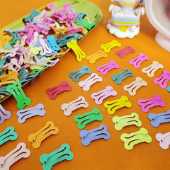 6pcs Stylish Pet Hair Clips for Dogs and Cats - Colorful Hair Accessories