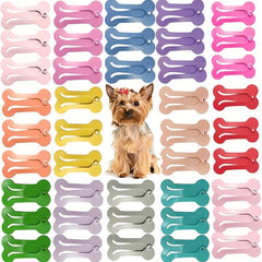 6pcs Stylish Pet Hair Clips for Dogs and Cats - Colorful Hair Accessories