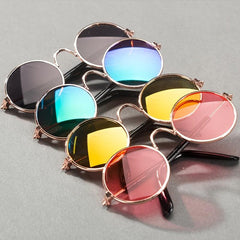 Retro Circular Sunglasses for Pets