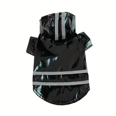 Pet Raincoat Reflective Hooded Dog Raincoat for Small Medium Dogs