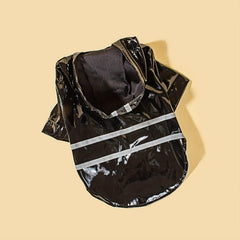 Pet Raincoat Reflective Hooded Dog Raincoat for Small Medium Dogs