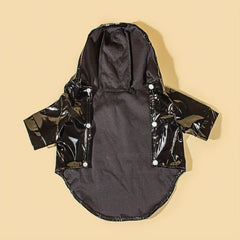 Pet Raincoat Reflective Hooded Dog Raincoat for Small Medium Dogs