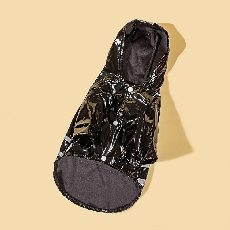 Pet Raincoat Reflective Hooded Dog Raincoat for Small Medium Dogs