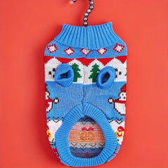 Pet Christmas Costume Snowman Dog Sweater Small Dogs Clothes