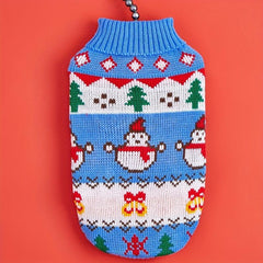 Pet Christmas Costume Snowman Dog Sweater Small Dogs Clothes