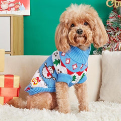 Pet Christmas Costume Snowman Dog Sweater Small Dogs Clothes