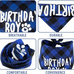 Pet Birthday Bandana & Party Hat Set