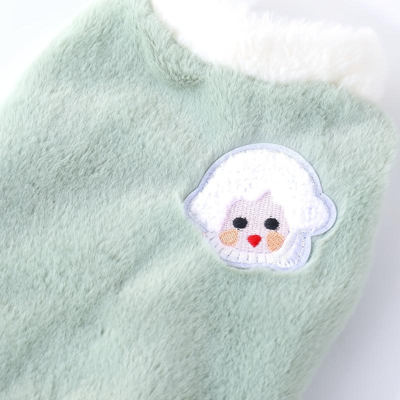 Cozy Sheep Pattern Pet Sweater for Small and Medium Pets