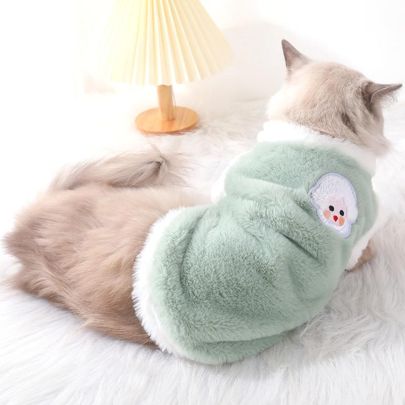 Cozy Sheep Pattern Pet Sweater for Small and Medium Pets