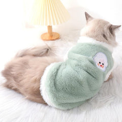 Cozy Sheep Pattern Pet Sweater for Small and Medium Pets