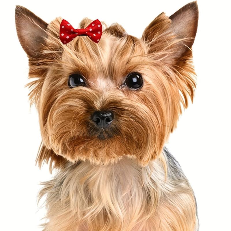 15pcs Dog Hair Bows Clips Accessories Cute Stylish Pet Grooming