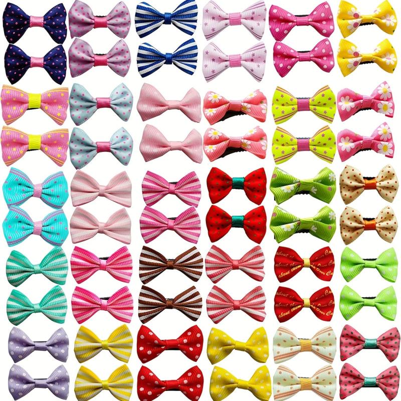 15pcs Dog Hair Bows Clips Accessories Cute Stylish Pet Grooming