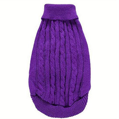 Pet Dog Cat Knitted Jumper Winter Warm Sweater Puppy Coat Jacket