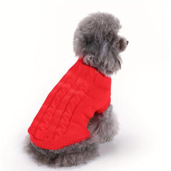 Pet Dog Cat Knitted Jumper Winter Warm Sweater Puppy Coat Jacket