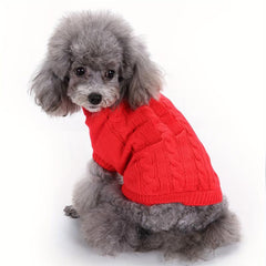 Pet Dog Cat Knitted Jumper Winter Warm Sweater Puppy Coat Jacket