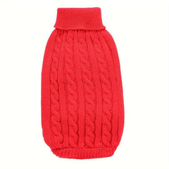 Pet Dog Cat Knitted Jumper Winter Warm Sweater Puppy Coat Jacket