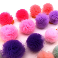 20 pcs Colorful Dog Ball Hair Rubber Bands for Pets Styling