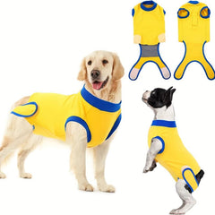 Recovery Suit Dogs Cats After Surgery Abdominal Wounds Bandages