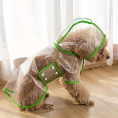 Pet Raincoat Waterproof Dog Hooded Jacket