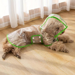 Pet Raincoat Waterproof Dog Hooded Jacket