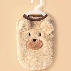 Fuzzy Pet Bear Vest for Winter Dog Clothes