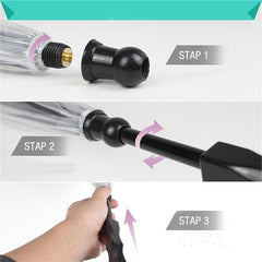 Dog Umbrella with Leash for Rainy Days