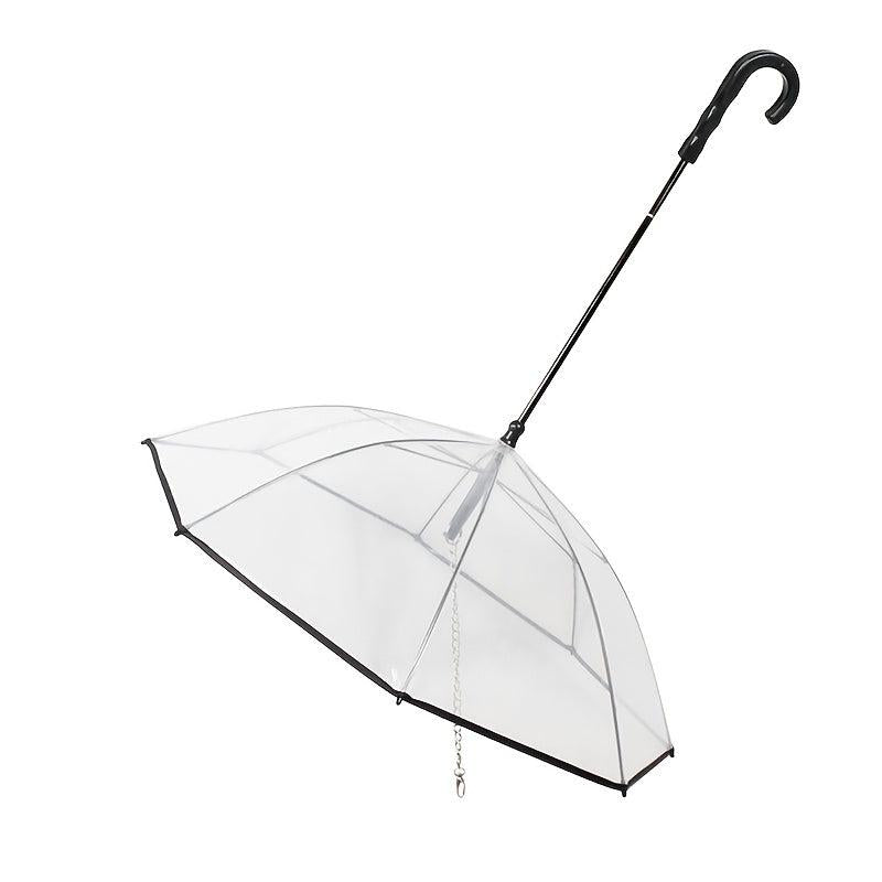 Dog Umbrella with Leash for Rainy Days