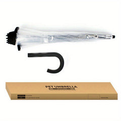 Dog Umbrella with Leash for Rainy Days
