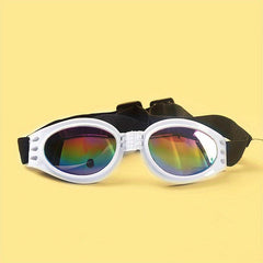 Foldable Dog Sunglasses Stylish Look Adjustable Head Strap