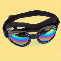 Foldable Dog Sunglasses Stylish Look Adjustable Head Strap