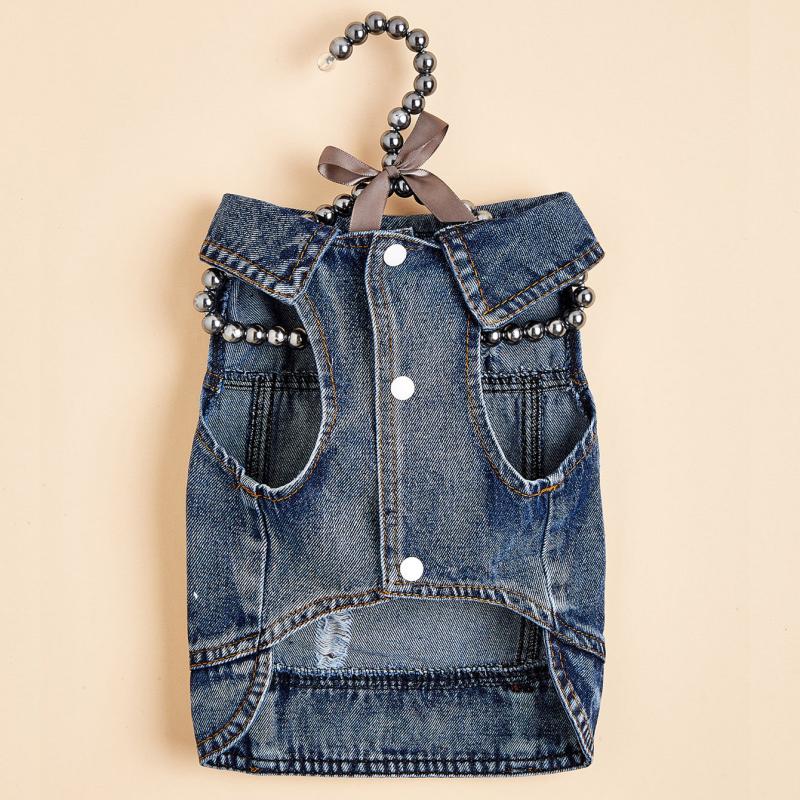 Stylish Denim Dog Vest for Everyday Wear and Outdoor Activities