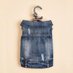 Stylish Denim Dog Vest for Everyday Wear and Outdoor Activities